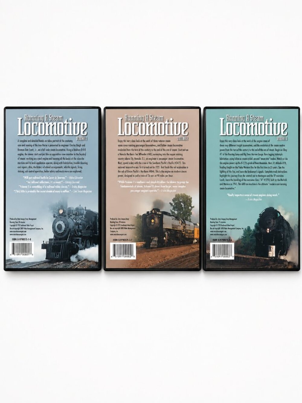 Running a Steam Locomotive Volumes 1 2 3 DVD Set Railroad Train Educational Docu - Picture 5 of 11